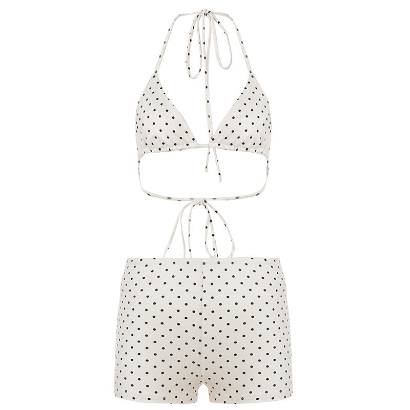 Damen Bikiniset aus hochwertigem Material mit modernem Polka-Dots Design R&B