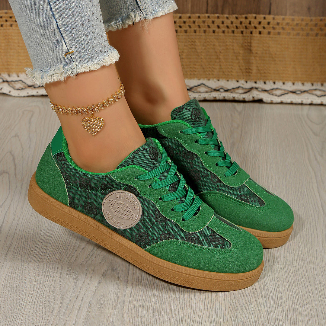 Damen Sneakers mit schickem Logo und farbenfrohem Design R&B