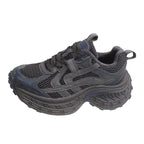 Damen sportliche Lauf-Sneaker mit atmungsaktivem Obermaterial und gepolsterter Sohle R&B