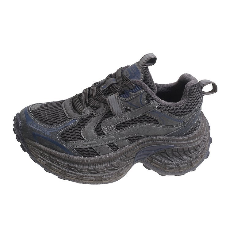 Damen sportliche Lauf-Sneaker mit atmungsaktivem Obermaterial und gepolsterter Sohle R&B