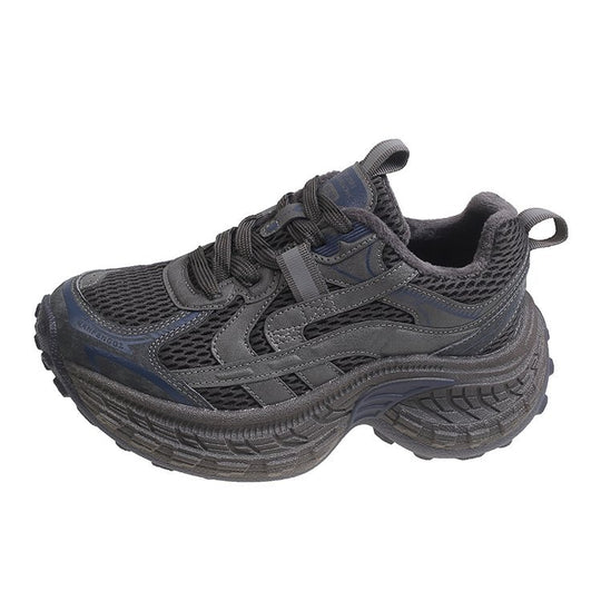 Damen sportliche Lauf-Sneaker mit atmungsaktivem Obermaterial und gepolsterter Sohle R&B