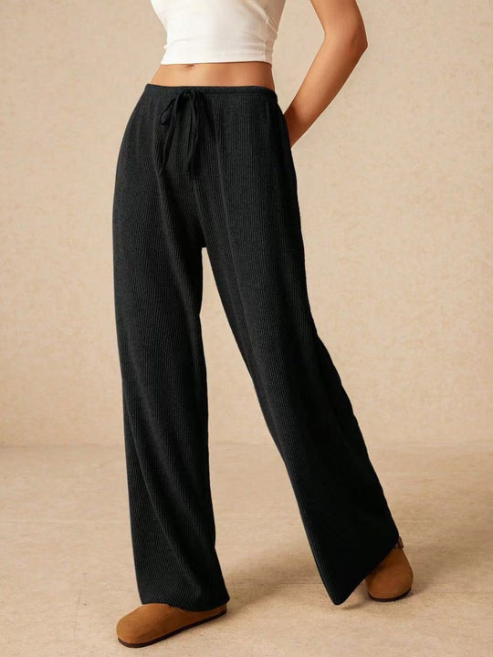 Damen weite und bequeme Loungehose aus Rippstoff R&B
