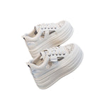 Damen Sneaker mit modischem Spitzen-Design und bequemer Sohle