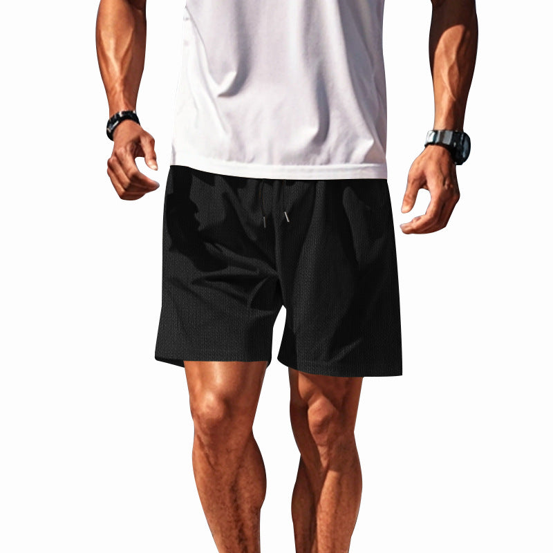 Herren nan zweilagige Badeshorts mit integrierter Kompressions-Innenhose und versteckter Handytasche R&B