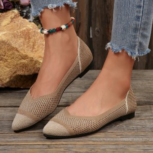 Damen Ballerinas mit luftiger Netzstrukturoberfläche R&B