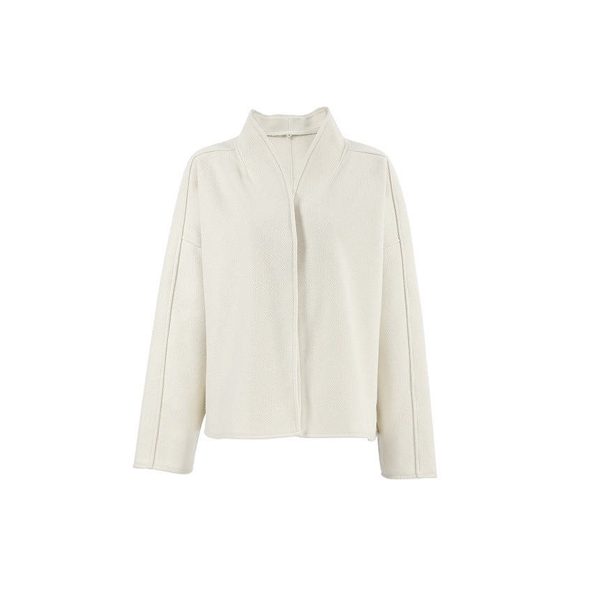 Damen Oversized Jacke mit modernem Kragen und stilvollem Design R&B