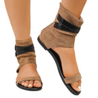 Damen Elegante Ankle-Sandalen mit verstellbaren Riemen R&B