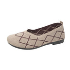 Damen leichte und atmungsaktive Ballerinas aus flexiblem GewR&Be R&B