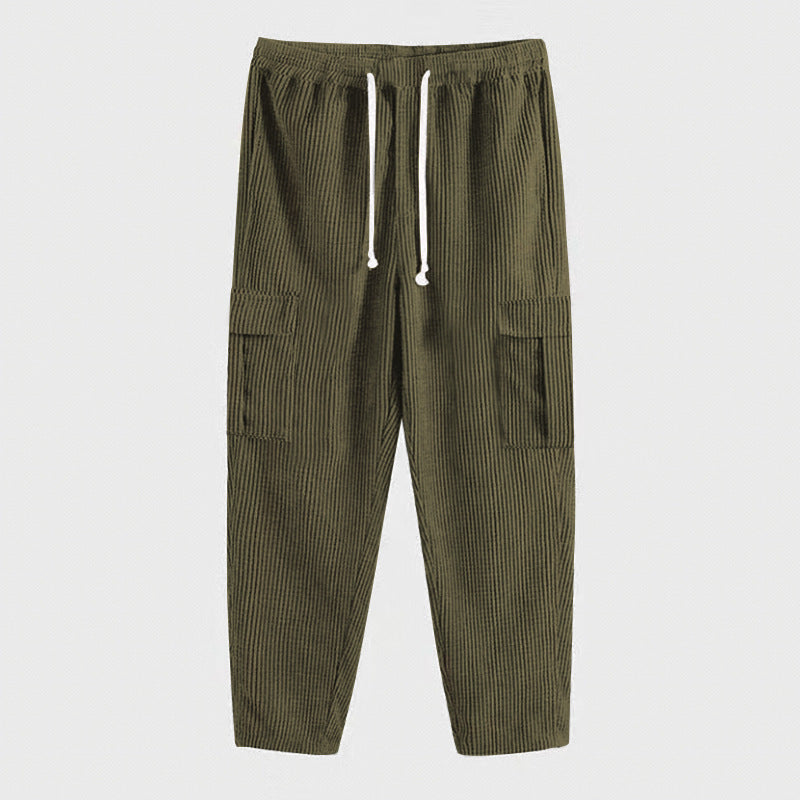 Damen Cargo-Hose mit elastischem Bund und praktischen Seitentaschen R&B