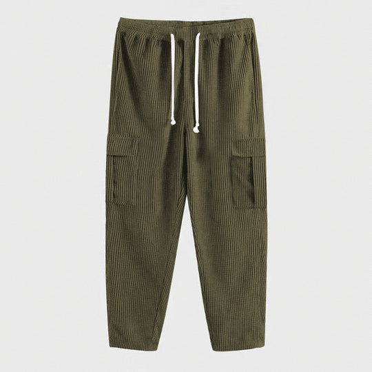 Damen Cargo-Hose mit elastischem Bund und praktischen Seitentaschen R&B