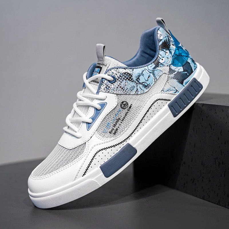 Damen Sportliche Sneakers mit grafischen Akzenten und atmungsaktivem Obermaterial R&B