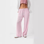 Damen lässige Freizeithose mit Gürtel EB