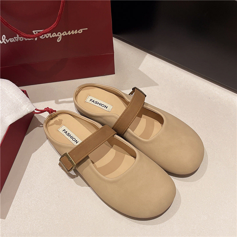 Damen Clogs mit elegantem Schnallenverschluss und bequemer Innensohle R&B