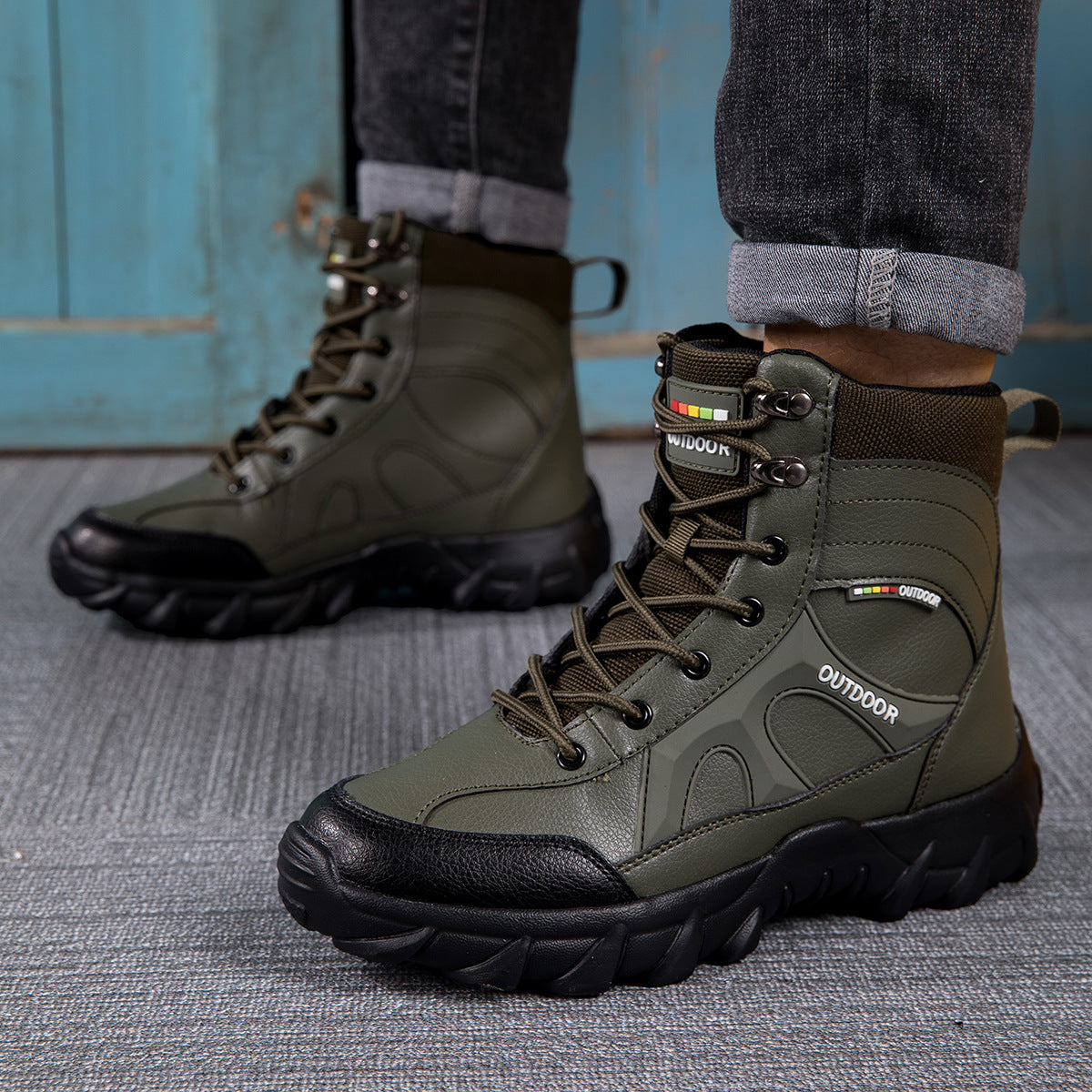 Damen hoch geschnittene Outdoor-Wanderschuhe