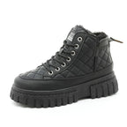 Damen modische Winterstiefel mit rutschfester Sohle und kuscheligem Innenfutter R&B