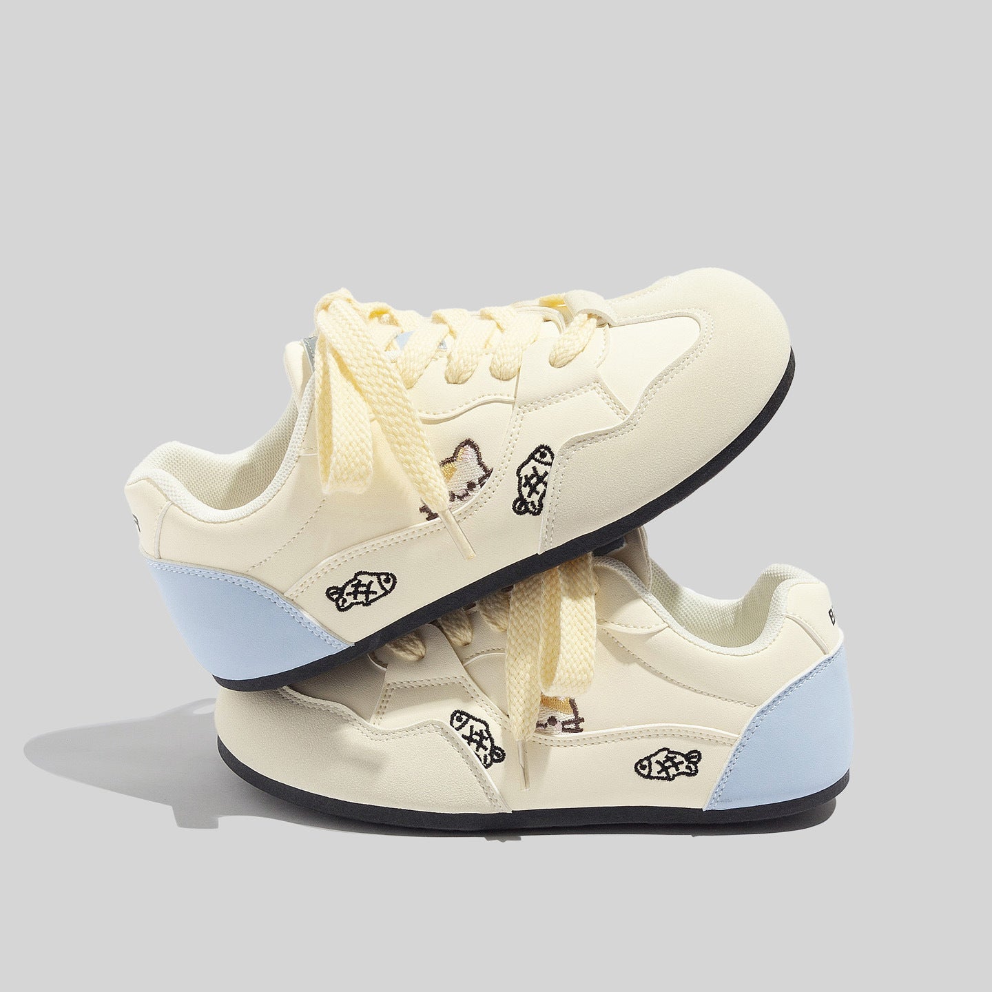 Damen Sportliche Sneakers mit verspielten Tierapplikationen und komfortabler Dämpfung