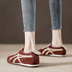 Damen Sportliche Sneaker aus hochwertigem Veloursleder mit sicherem Halt und bequemer Dämpfung R&B