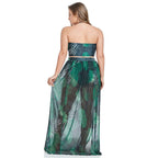 Damen Beach-Kleid mit floralem Muster und verspieltem Schnitt R&B