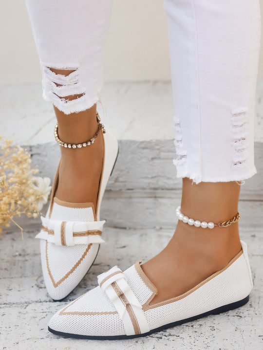 Damen Ballerinas mit eleganter Schleifenapplikation und atmungsaktivem Obermaterial R&B