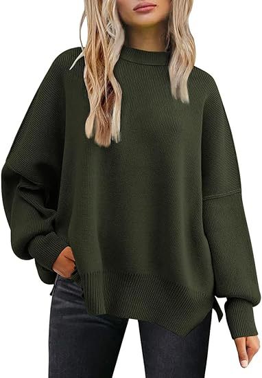 Damen lockerer Strickpullover R&B
