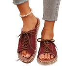 Damen Schnürsandalen im lässigen Design mit Komfortsohle R&B