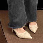 Damen Elegante Pumps mit dekorativem Knoten-Design R&B