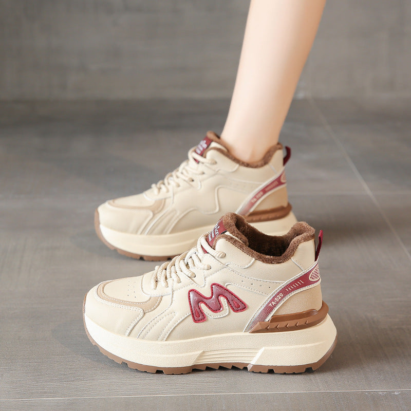 Damen Winterliche Sneaker mit kuscheligem Innenfutter und rutschfester Sohle R&B