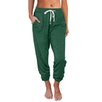 Damen bequeme Sweatpants mit Kordelzug und praktischen Taschen R&B