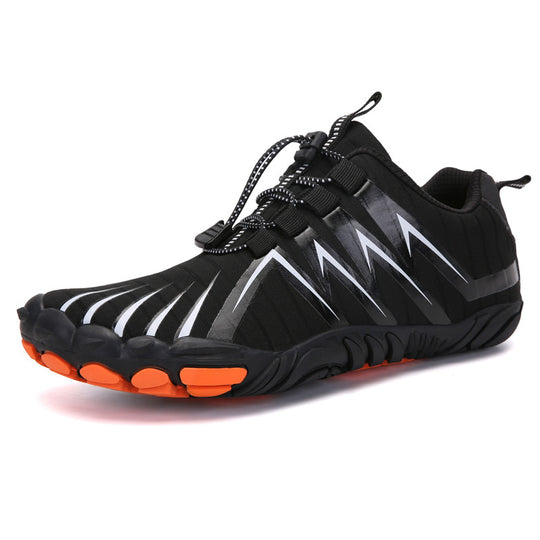 Damen nan elastischer Aquasport-Schuh mit Schnellzugverschluss, rutschfester Gummisohle und flexiblem Zehenschutz R&B