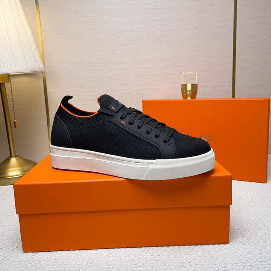 Damen Modische Sneaker mit atmungsaktiver Strick-Oberfläche und rutschfester Sohle R&B