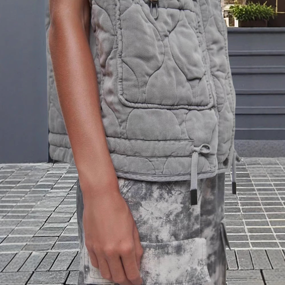 Damen Weste mit Steppdesign R&B