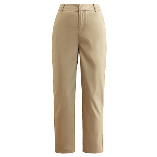 Damen Chino Stoffhose mit elastischem Bund
