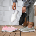 Damen Bequeme Slip-On Sneakers mit ergonomischem Design