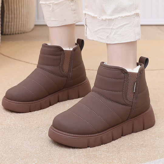 Damen Warme und gepolsterte Winterstiefel R&B