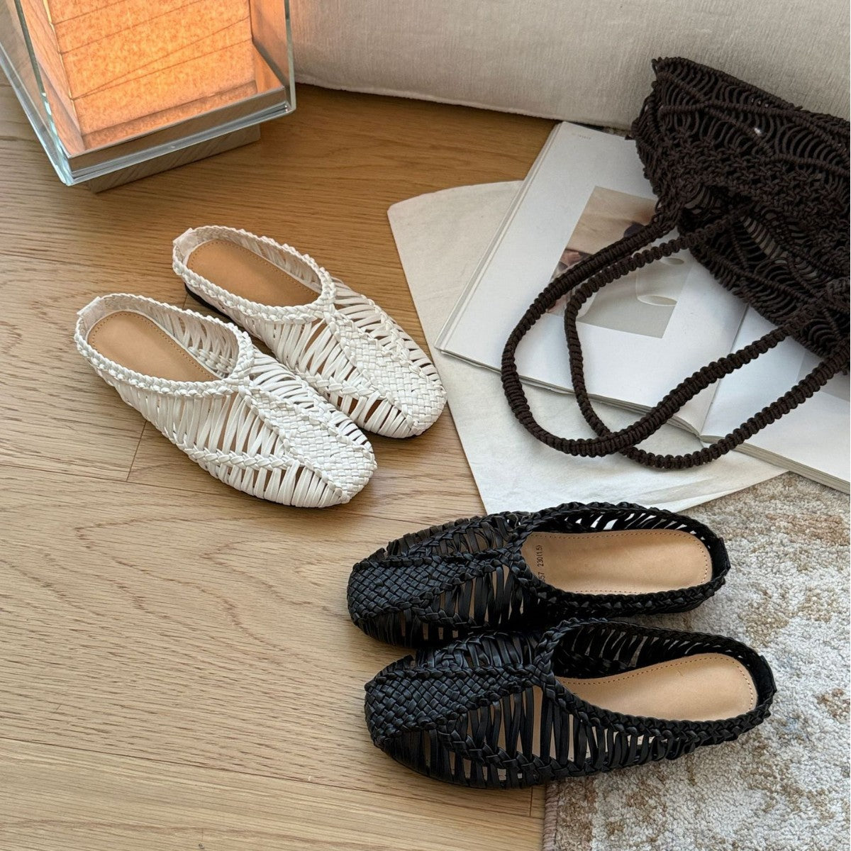 Damen Bequeme Netz-Mokassins mit weicher Innensohle und elastischem Design R&B