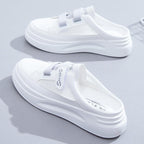 Damen Slip-On Sneakers mit atmungsaktiver Netzstruktur und gepolsterter Sohle