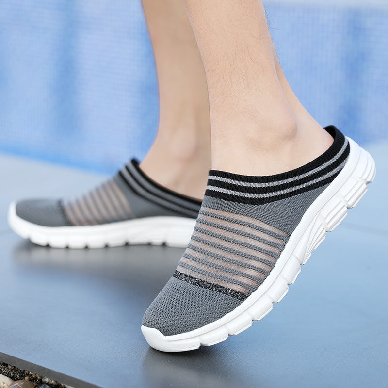 Damen Atmungsaktive Slip-On Sneakers mit elastischem Design und flexibler Sohle R&B