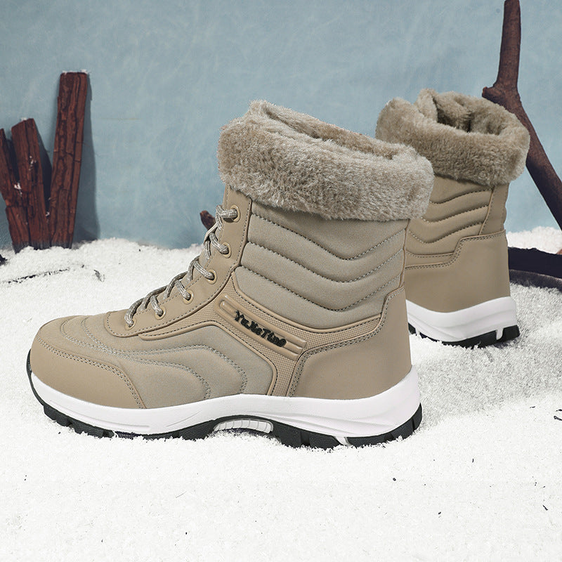 Herren Winterstiefel mit isolierender Fütterung und rutschfester Sohle R&B