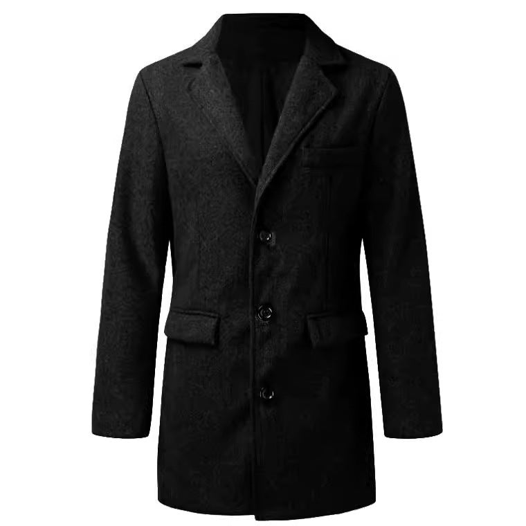 Herren Wollmantel modern