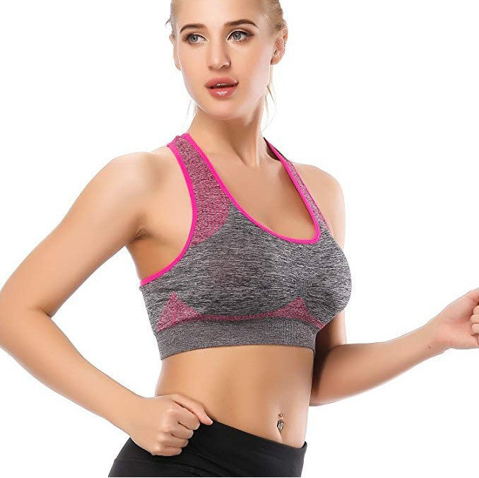 Damen Sport-BH mit atmungsaktiven materialien und verstellbaren Trägern R&B