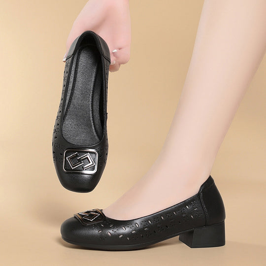 Damen Ballerinas mit modischen Cut-Outs und eleganter Verzierung R&B