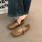 Damen elegante Ballerinas mit modischem Riemchen und komfortabler Passform R&B