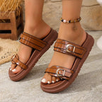 Damen Komfortable und modische Riemchensandalen R&B