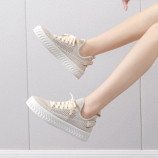 Damen Sportliche und atmungsaktive Sneaker mit flexiblem Sohlenprofil R&B