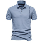 Herren Polo-Shirt mit modernem Design und feiner Struktur
