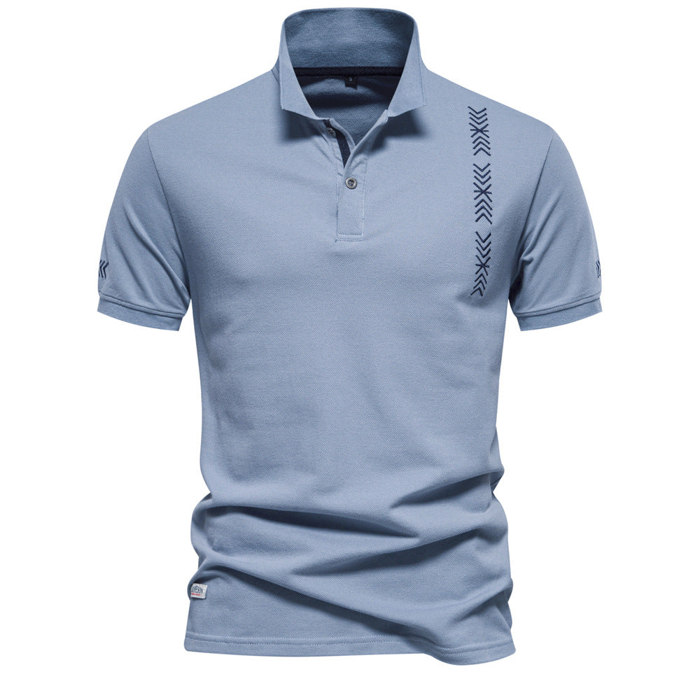 Herren Polo-Shirt mit modernem Design und feiner Struktur