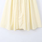 Damen Maxi-Kleid mit elegantem V-Ausschnitt und raffinierten Falten R&B