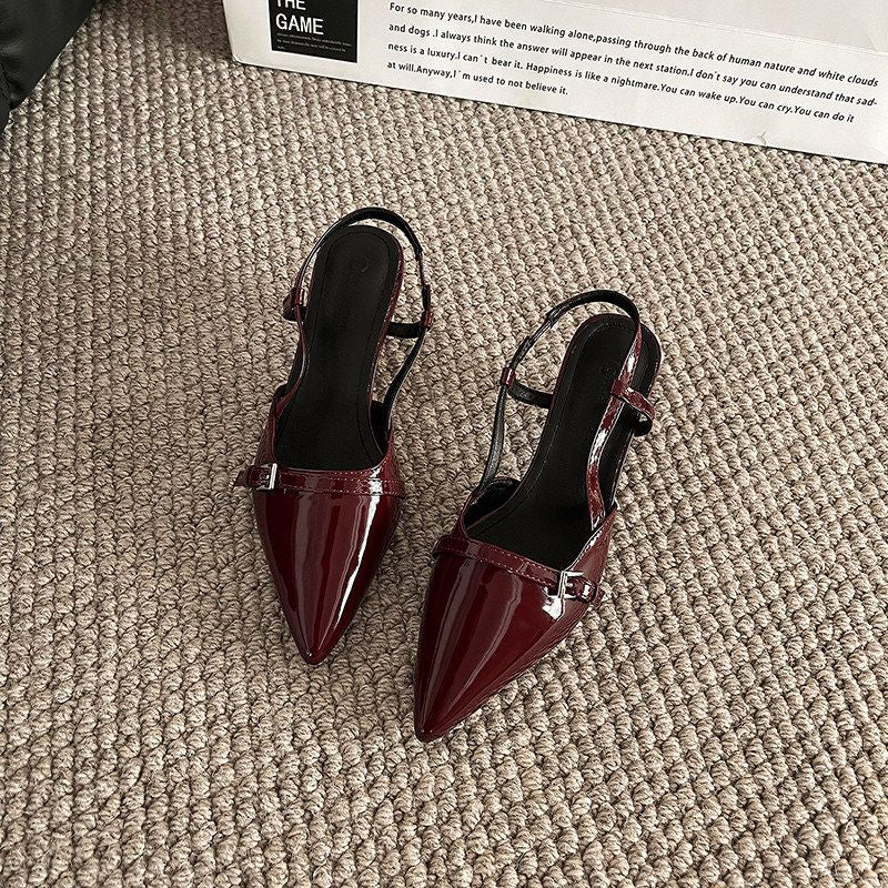 Damen Slingback-Pumps mit elegantem spitzen Design und verstellbaren Riemchen R&B
