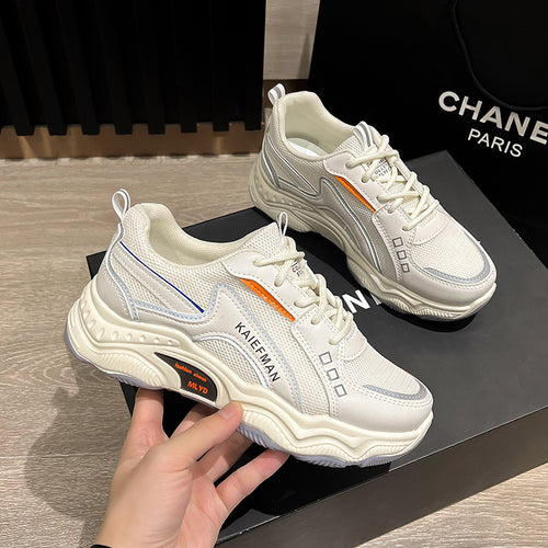 Damen Sportliche Sneaker mit stoßdämpfender Sohle und atmungsaktivem Obermaterial R&B