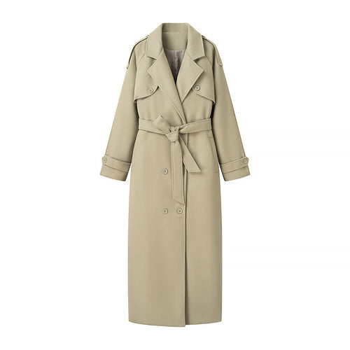 Damen Trenchcoat mit doppelter Knopfleiste und praktischem Gürtel R&B